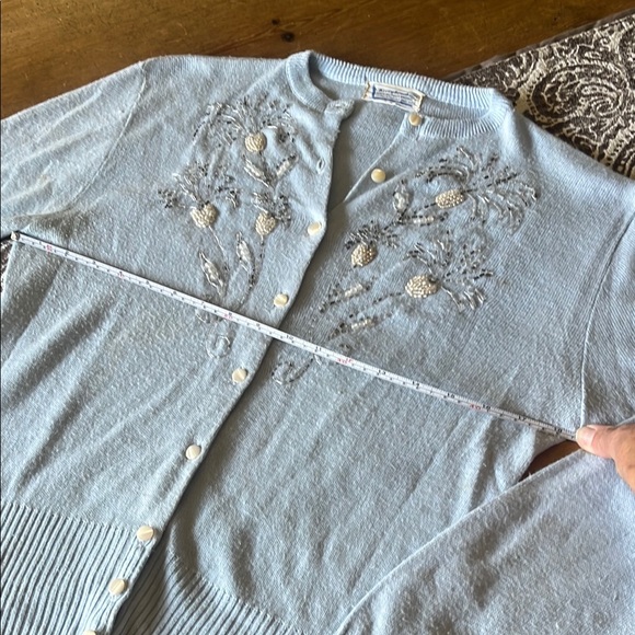 Kerrybrooke Vintage 50’s Beaded Cardigan - Picture 2 of 5